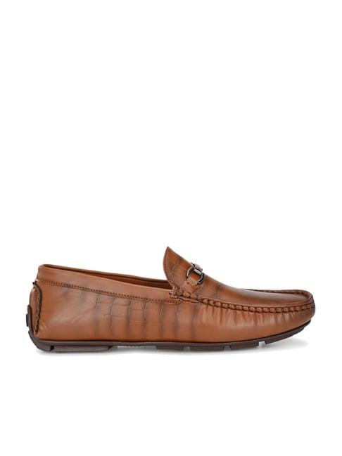 el paso men's tan casual loafers