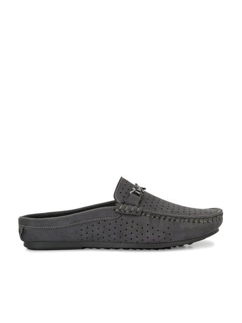 el paso men's grey mule shoes