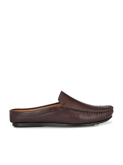 el paso men's brown mule shoes