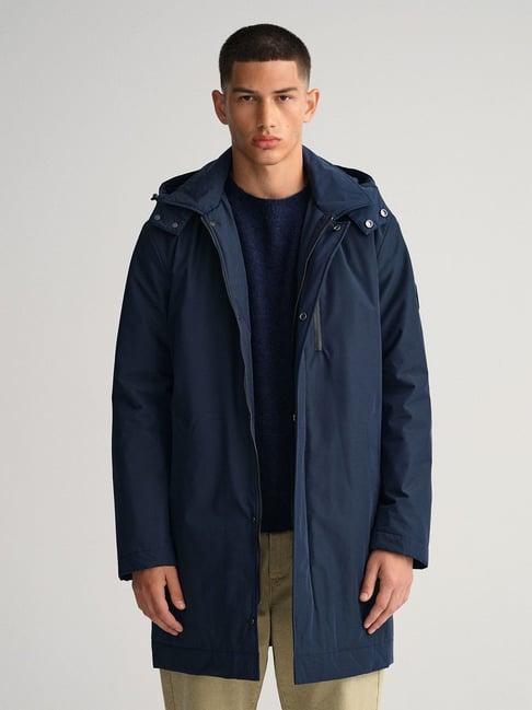 gant navy regular fit jacket