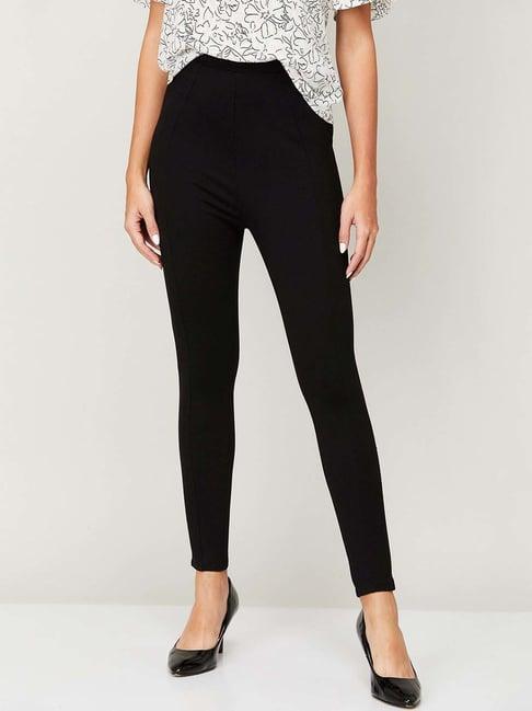 ginger by lifestyle black high rise pants