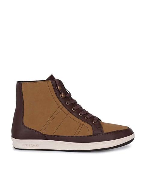 el paso men's tan derby boots