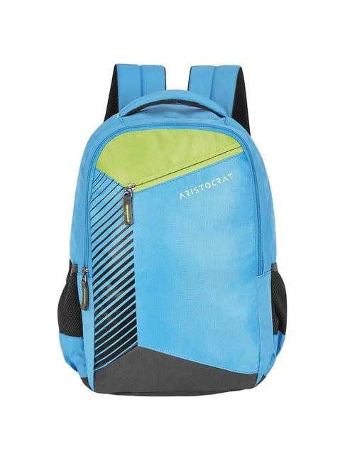 aristocrat 26 ltrs blue medium backpack