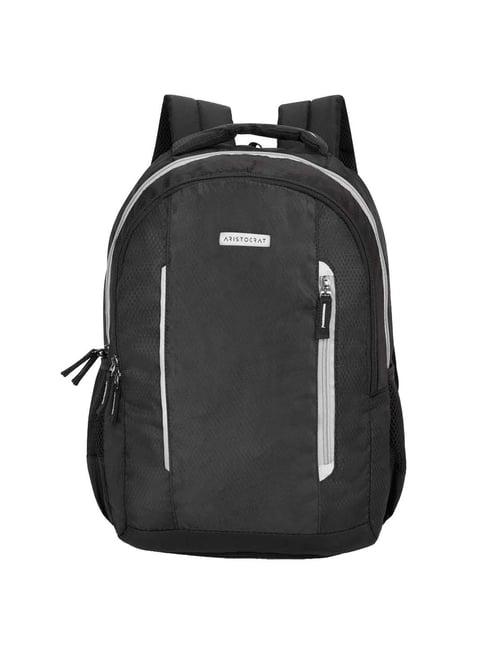 aristocrat 27 ltrs black medium laptop backpack