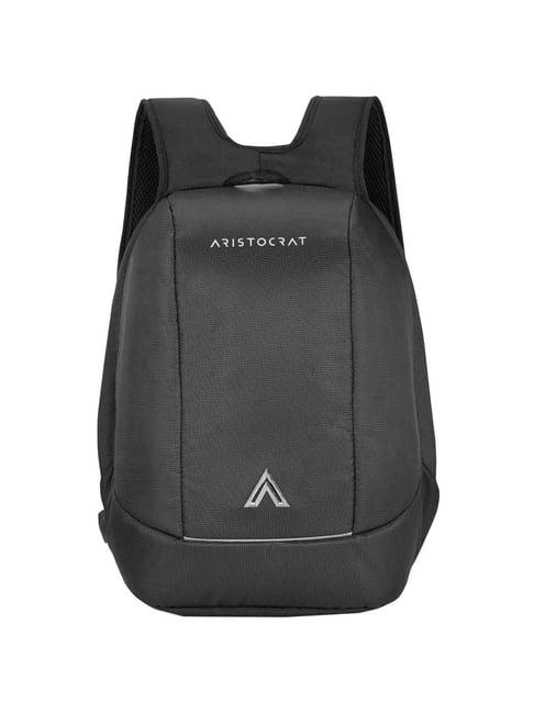 aristocrat 24 ltrs black medium laptop backpack