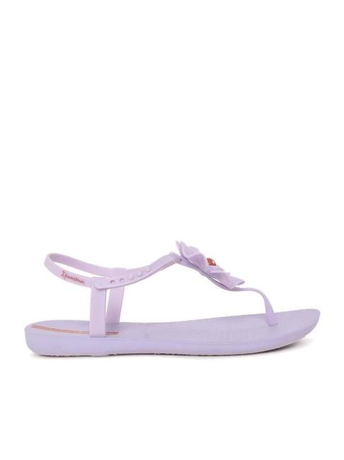 ipanema women's class flora lilac t-strap sandals