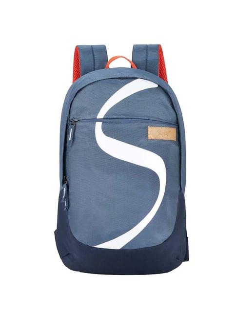 skybags 17 ltrs blue medium backpack