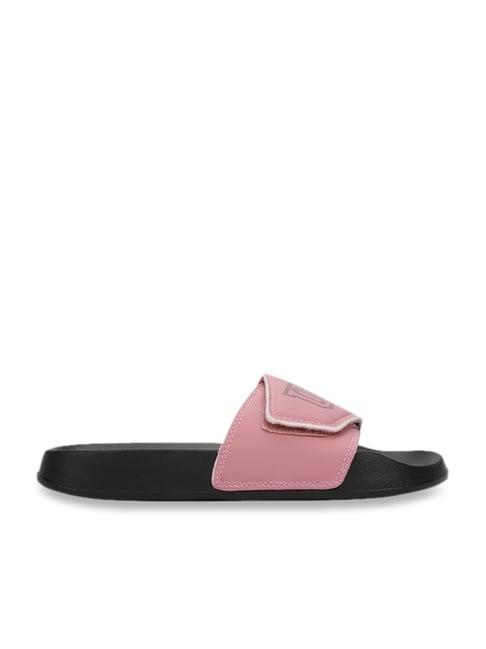 united colors of benetton women's pink slides