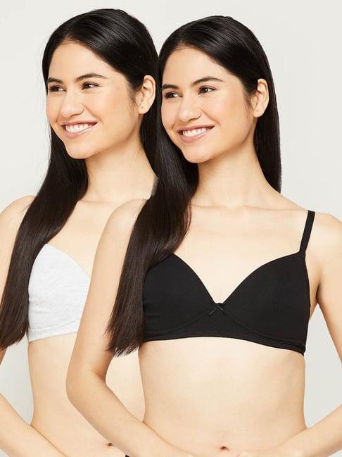 ginger by lifestyle assorted color padded bra - pack of 2