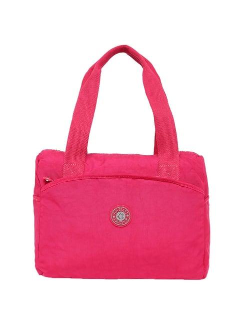 baomi pink solid medium shoulder bag