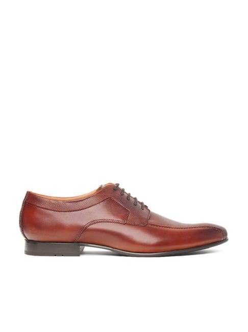 ruosh men's lando tan derby shoes