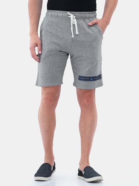 masculino latino grey regular fit plus size shorts