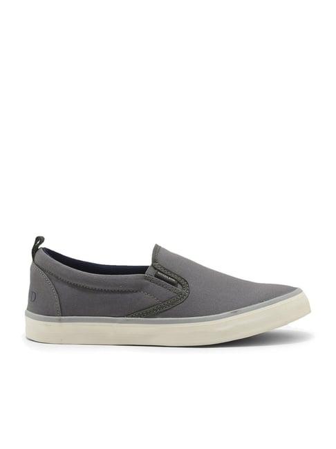 woodland men's grey plimsolls