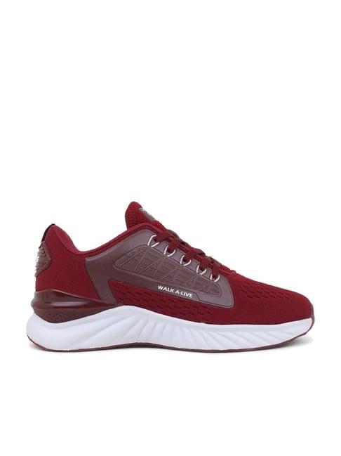 columbus men's maroon running shoes