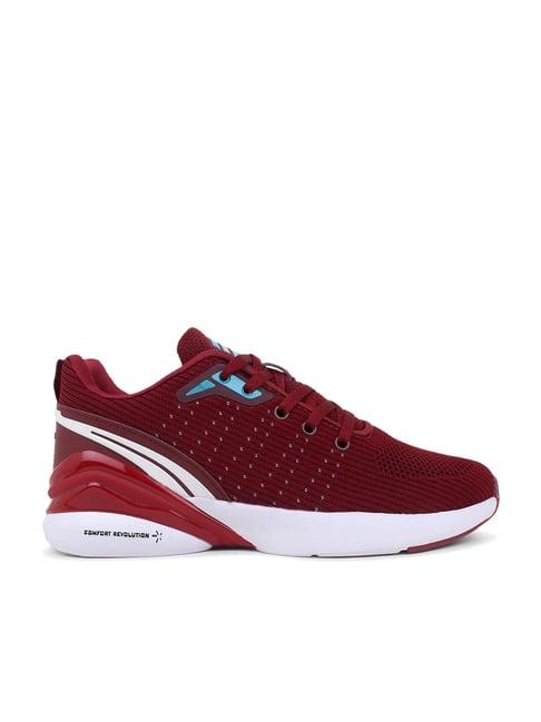 columbus men's maroon running shoes