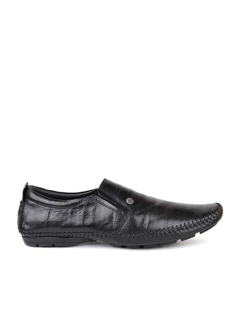 privo by inc.5 men's black formal loafers