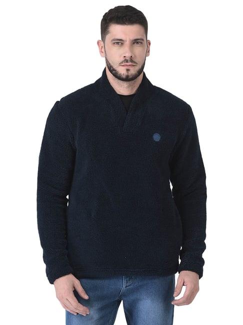 woodland navy regular fit regular fit sweater