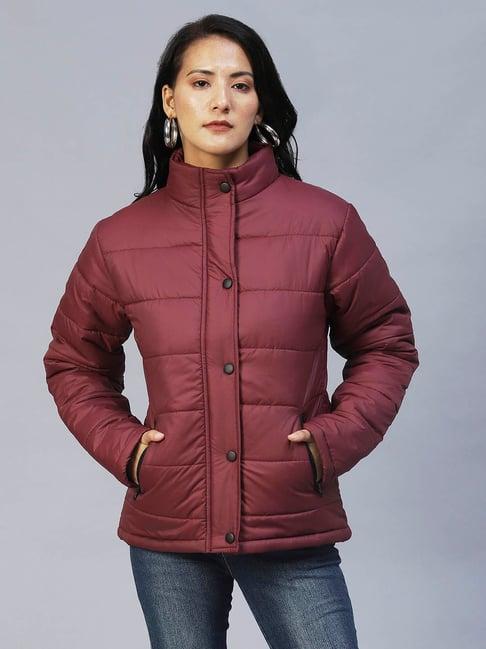 rigo wine puffer jacket