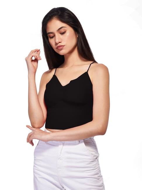 izf black bralette top