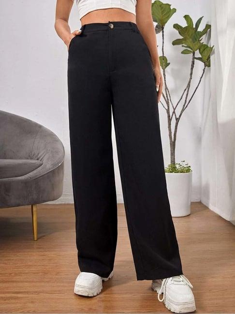 broadstar black high rise pants