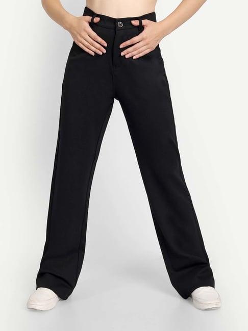 broadstar black high rise pants