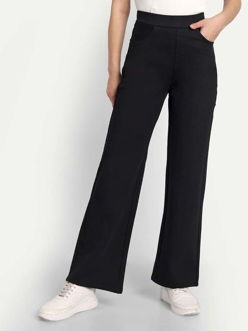 broadstar black high rise pants