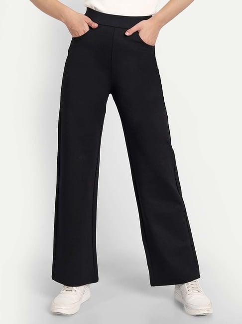 broadstar black high rise pants