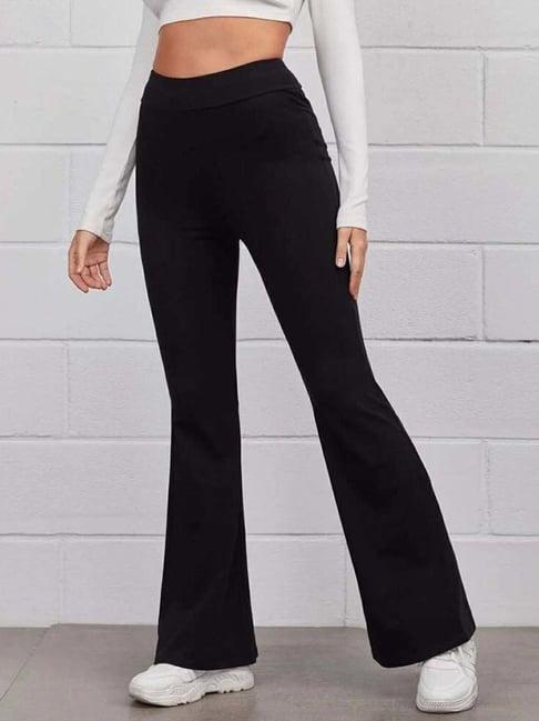 broadstar black high rise pants