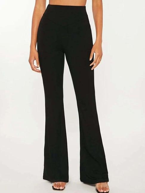 broadstar black high rise pants