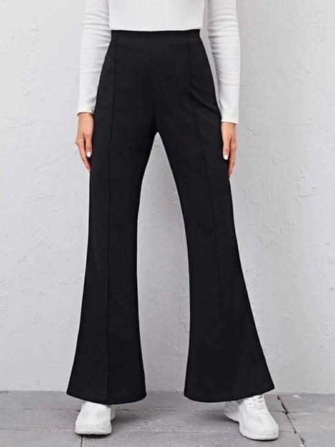 broadstar black high rise pants