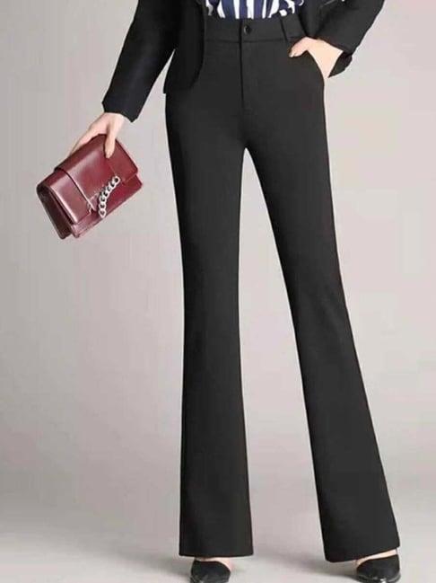 broadstar black high rise pants