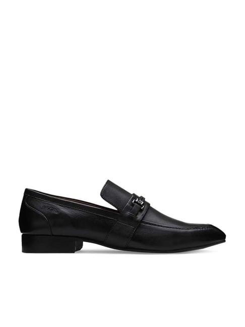 ezok men's black formal loafers