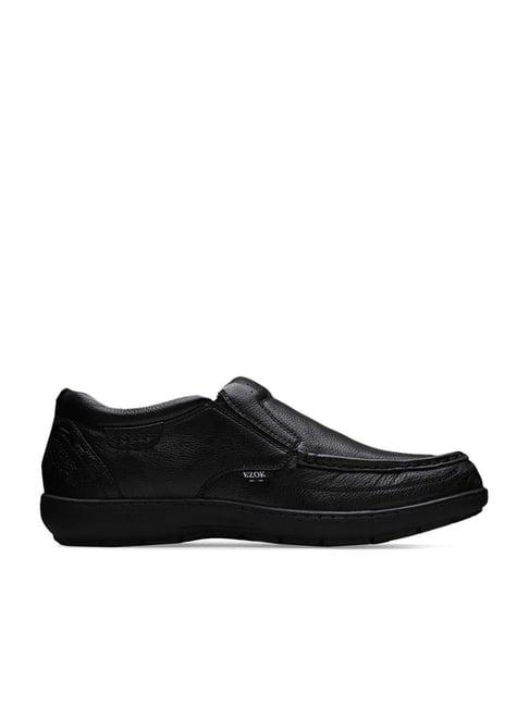 ezok men's black formal loafers