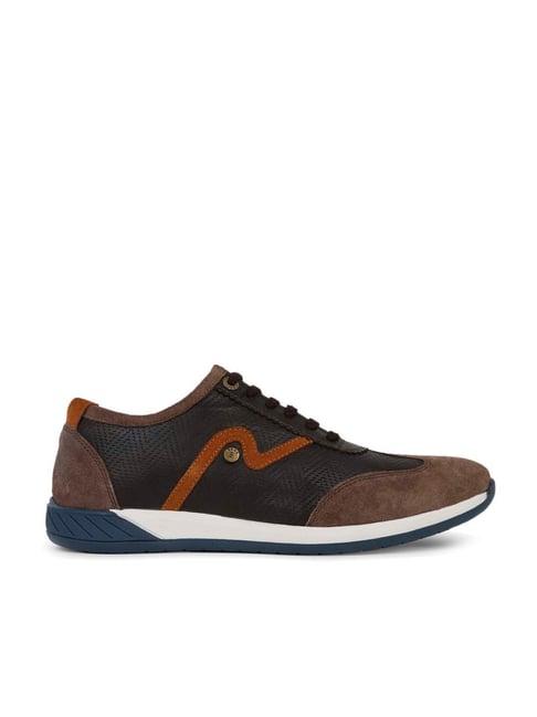 ezok men's brown casual sneakers