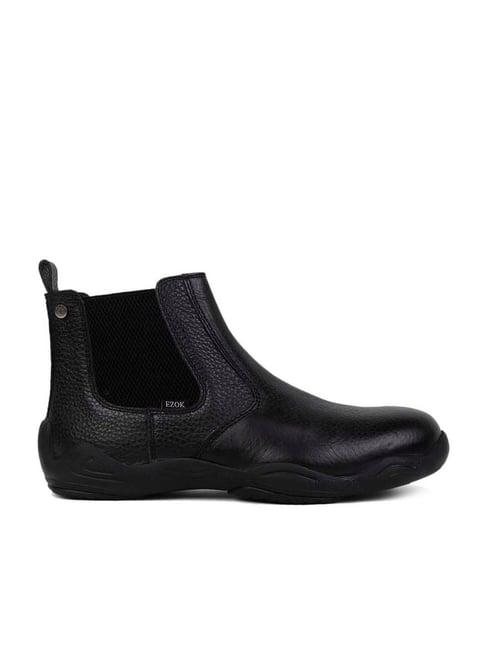 ezok men's black chelsea boots