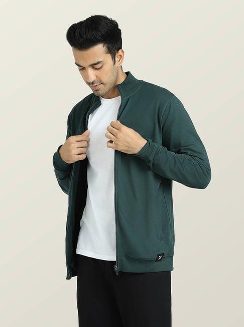 xyxx dark green regular fit sweatshirt