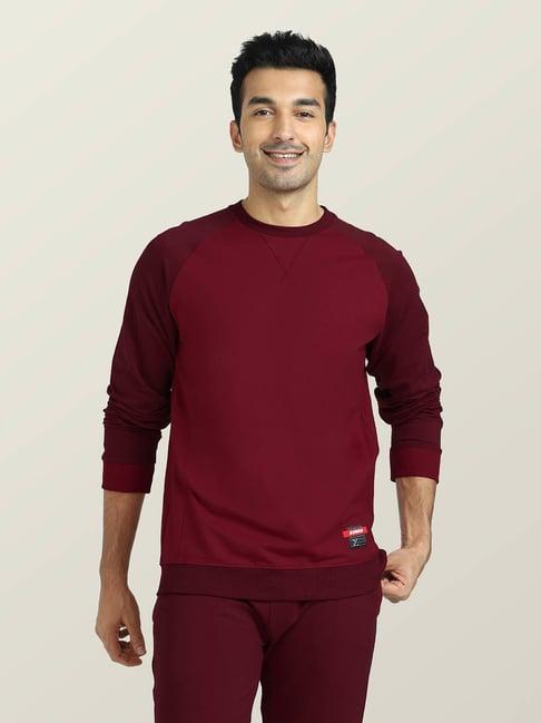 xyxx scarlet red regular fit sweatshirt