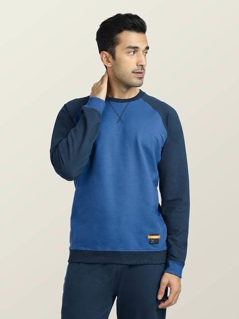 xyxx atlas blue regular fit sweatshirt