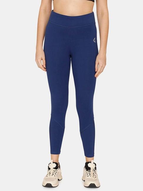 zelocity by zivame blue tights