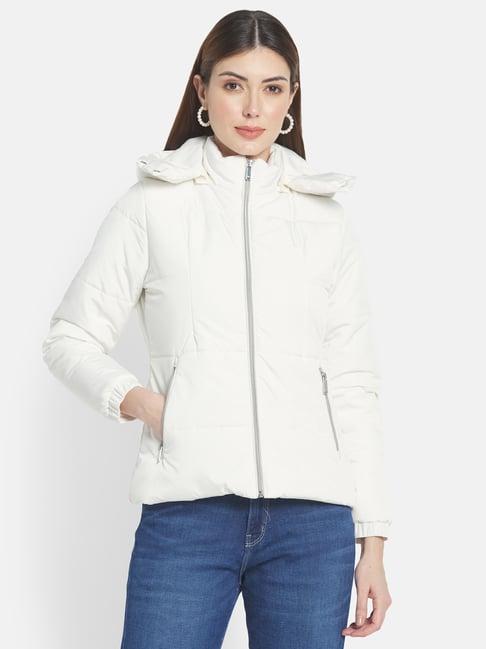 mettle white quilted jacket