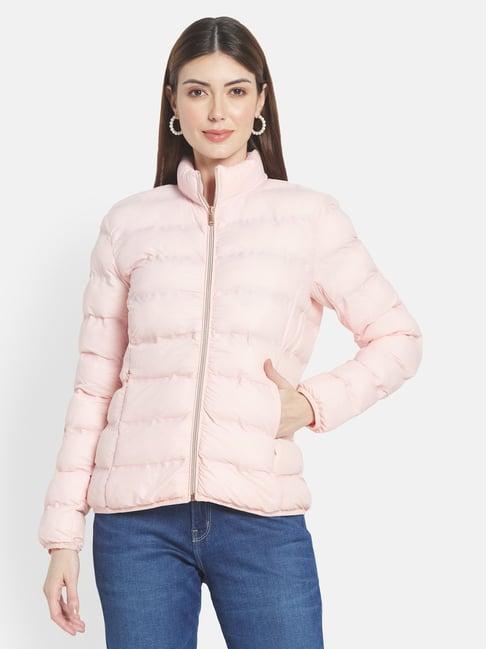 mettle pink quilted jacket