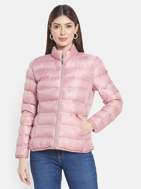 mettle pink quilted jacket