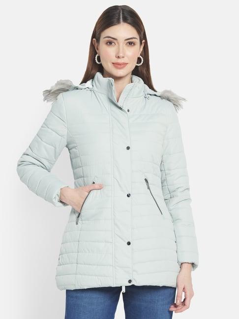 mettle mint green quilted jacket