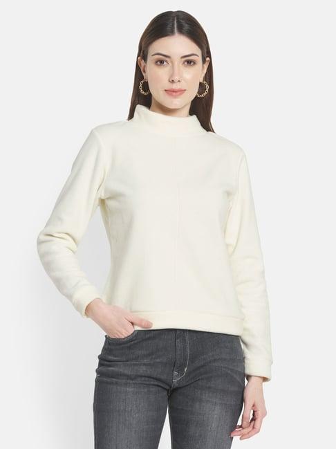 mettle cream regular fit sweatshirt