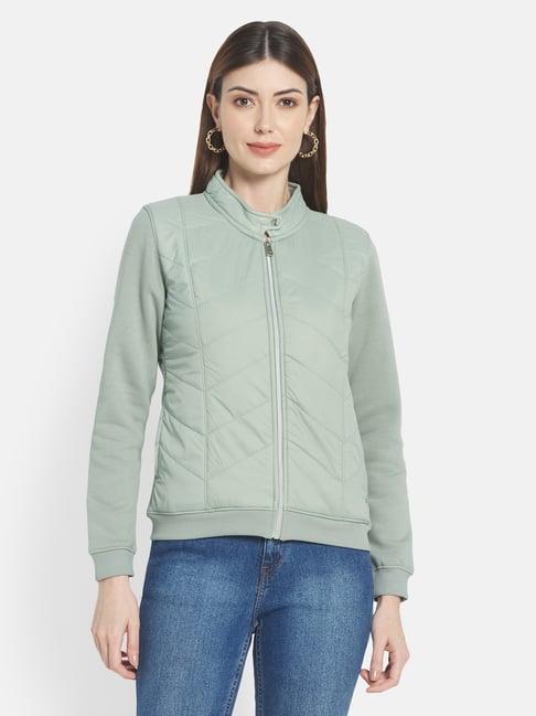 mettle green regular fit sweatshirt