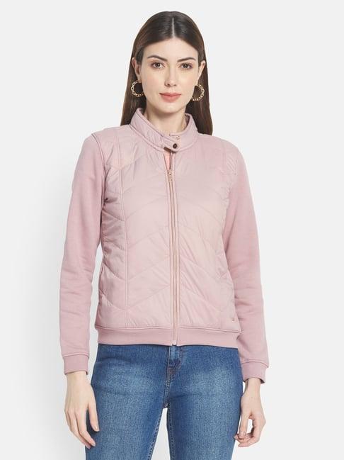 mettle pink regular fit sweatshirt