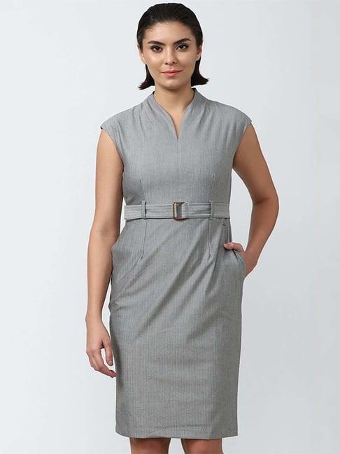 van heusen grey shift dress