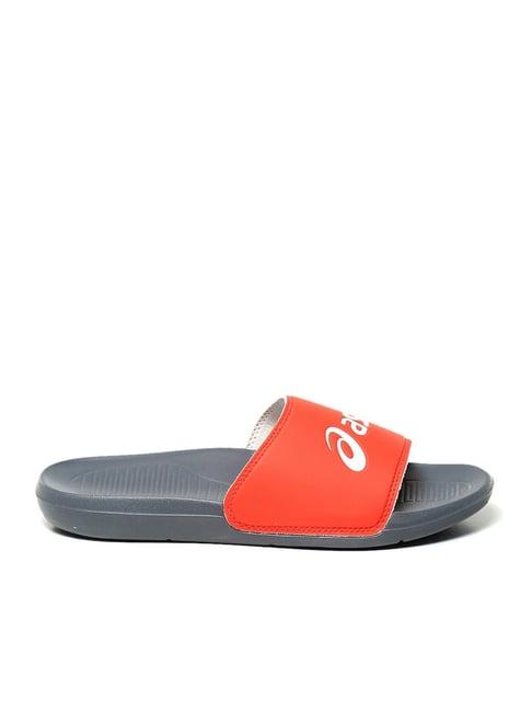 asics men's as003 red slides