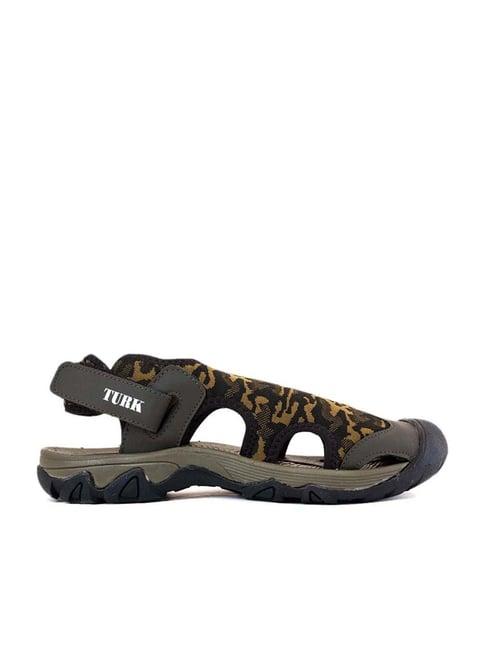 khadim men's olive back strap sandals