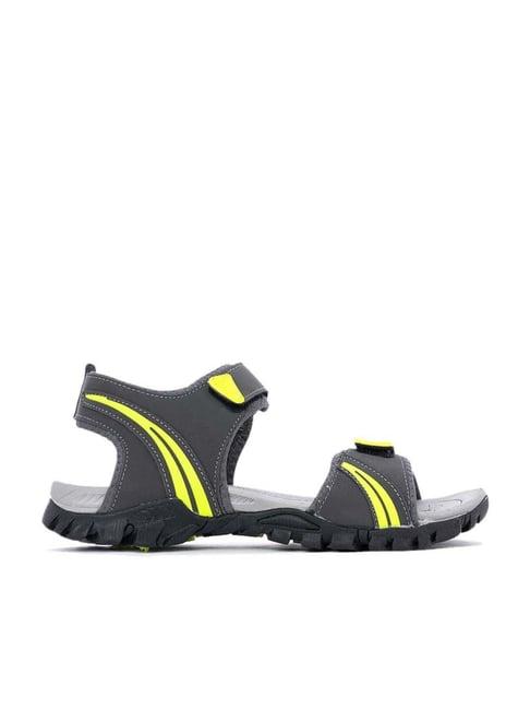 khadim men's grey floater sandals